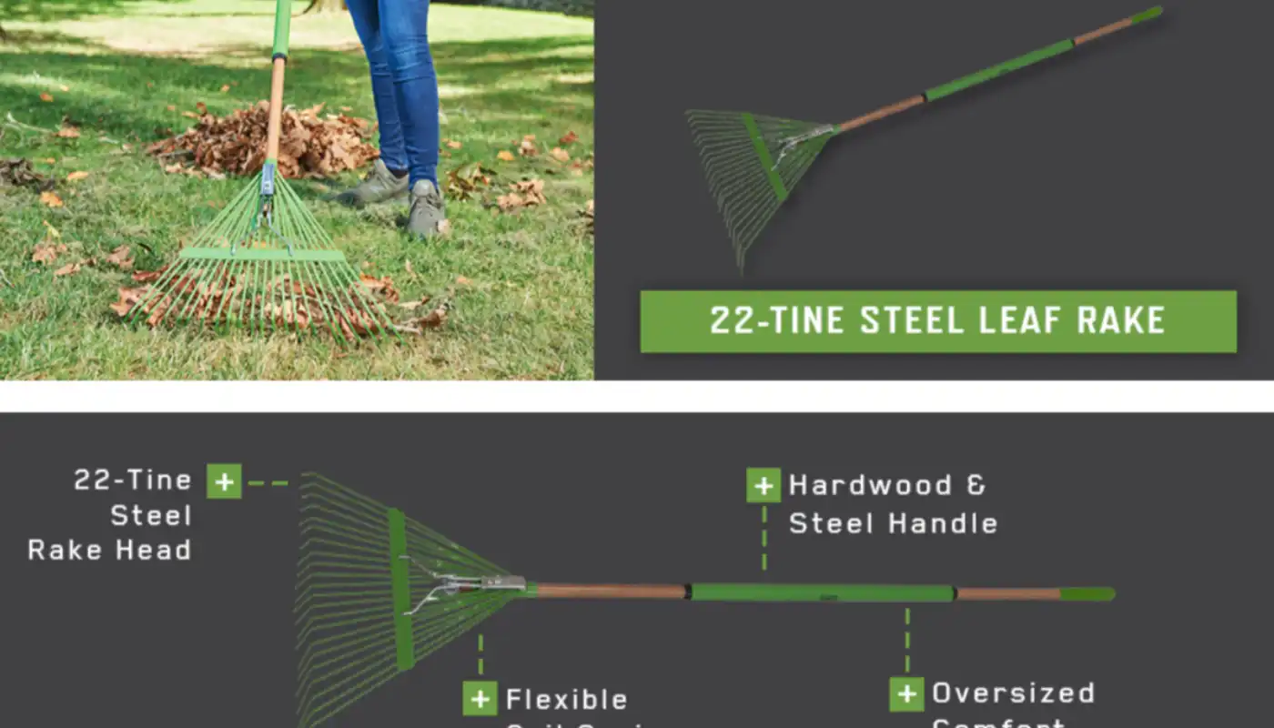 Ames Steel Tine Leaf Rake